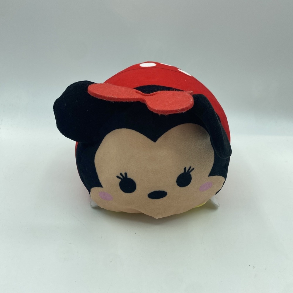 Disney Tsum Tsum Plush Minnie Mouse Polka Dot Red‎